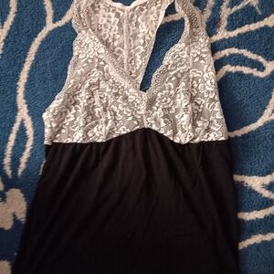 Adore Me Chesney Cami w/ Pajama Short Set Medium Black